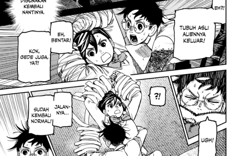 Manga Dandadan 220. Bölüm Spoiler ve Türkçe Oku, Dev Balinanın Saldırısı!